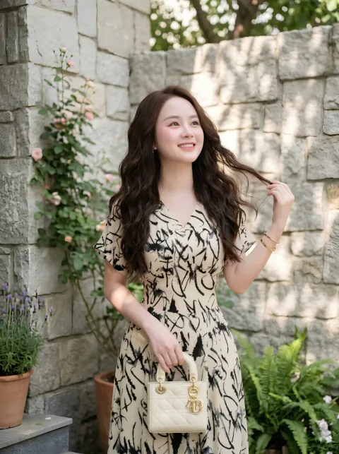 Jumpsuit Hoạ Tiết Tay Dơi Cao Cấp