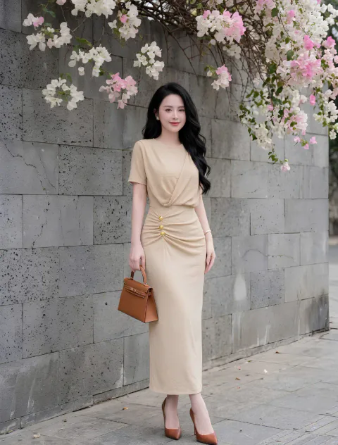 Đầm Body Nhũ Lưới Ánh Kim Cao Cấp