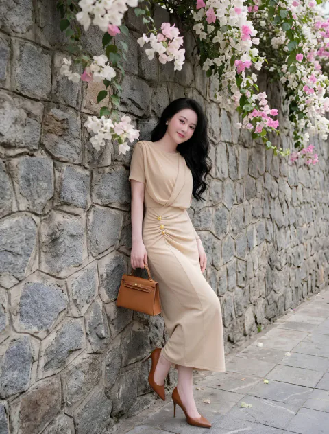 Đầm Body Nhũ Lưới Ánh Kim Cao Cấp