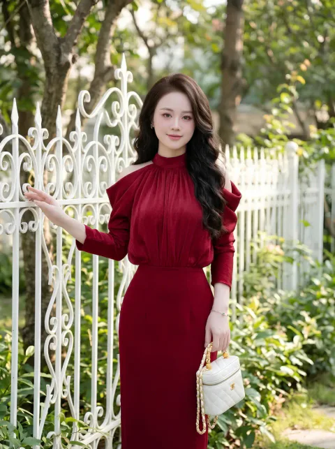 Đầm Body Umi Lụa Khoét Vai