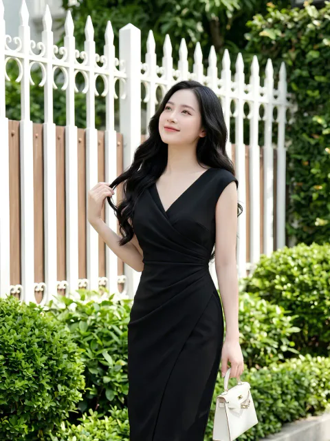 Đầm Body Xếp Ly Eo Thanh Lịch