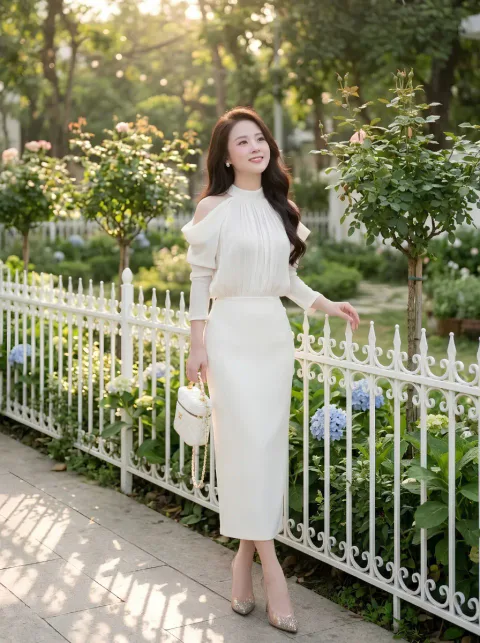 Đầm Body Umi Lụa Khoét Vai