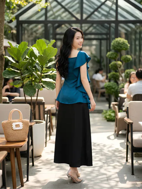 Set Lụa Châu Sa Cổ Đổ Kiêu Sa
